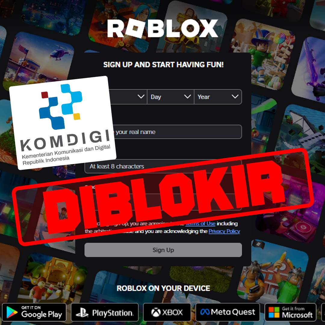 Roblox Mau di Blokir Komdigi Jika Terbukti Memberikan Pengaruh Negatif Ke Anak